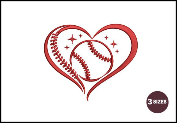 Baseball Heart Embroidery Review for Boutique Apparel