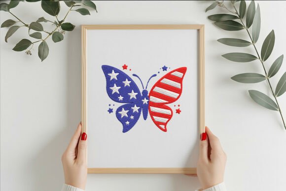 Butterfly 4th of July Embroidery Design Review