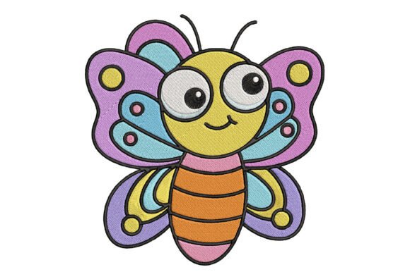 Cartoon Butterfly Embroidery Design Review