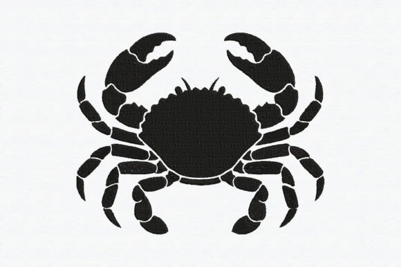 Crab Silhouette Embroidery Design Review