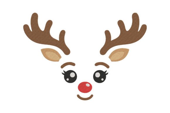 Cute Reindeer Face Embroidery Review