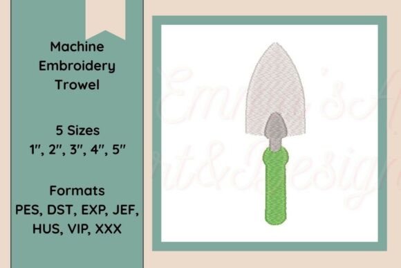 Garden Trowel Machine Embroidery Design Review