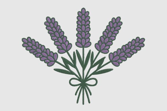 Lavender Bouquet Embroidery Design Review