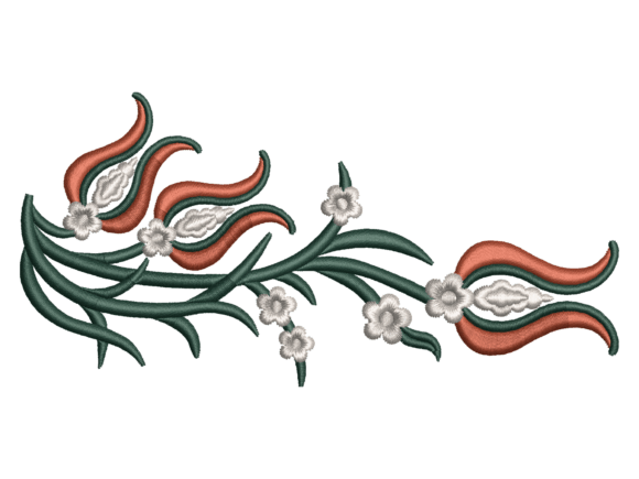 Ottoman Tulip Floral Branch Embroidery Review