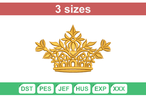 Royal Crown Tiara Embroidery Design Review