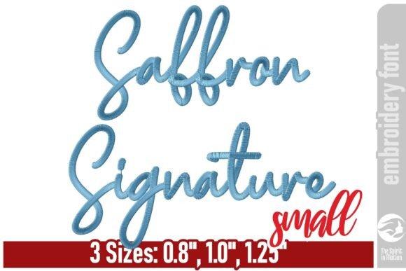 Saffron Signature Embroidery Font - S: A Real-World Review
