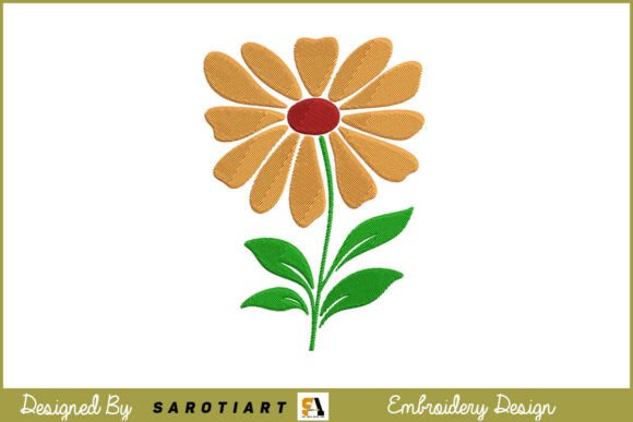 Single Sunflower Embroidery Design Review