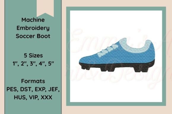 Soccer Boot Machine Embroidery Design Review