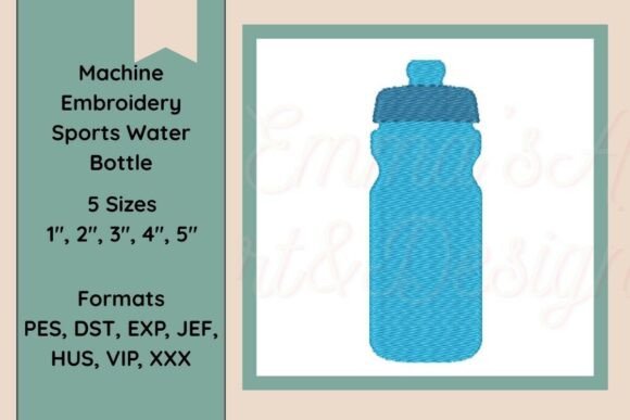 Sports Water Bottle Embroidery Design Review