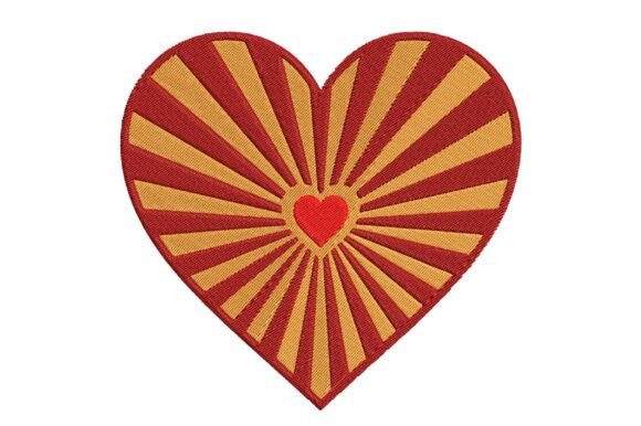 Sunburst Heart Embroidery Design Review