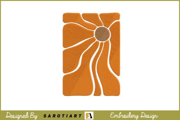 Trendy Abstract Flower Embroidery Design Review