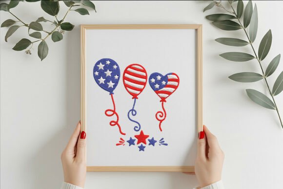 USA Color Balloon Embroidery Design Review